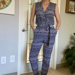 Diane Von Furstenberg DVF - Silk jumpsuit, Size 2